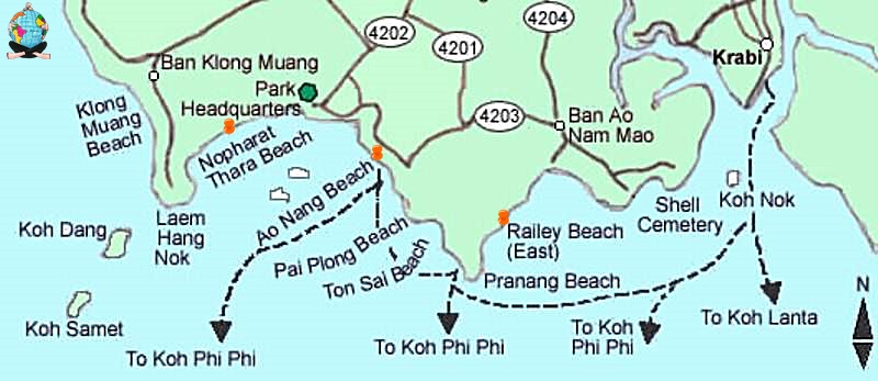 Mapa-de-Krabi-tailandia